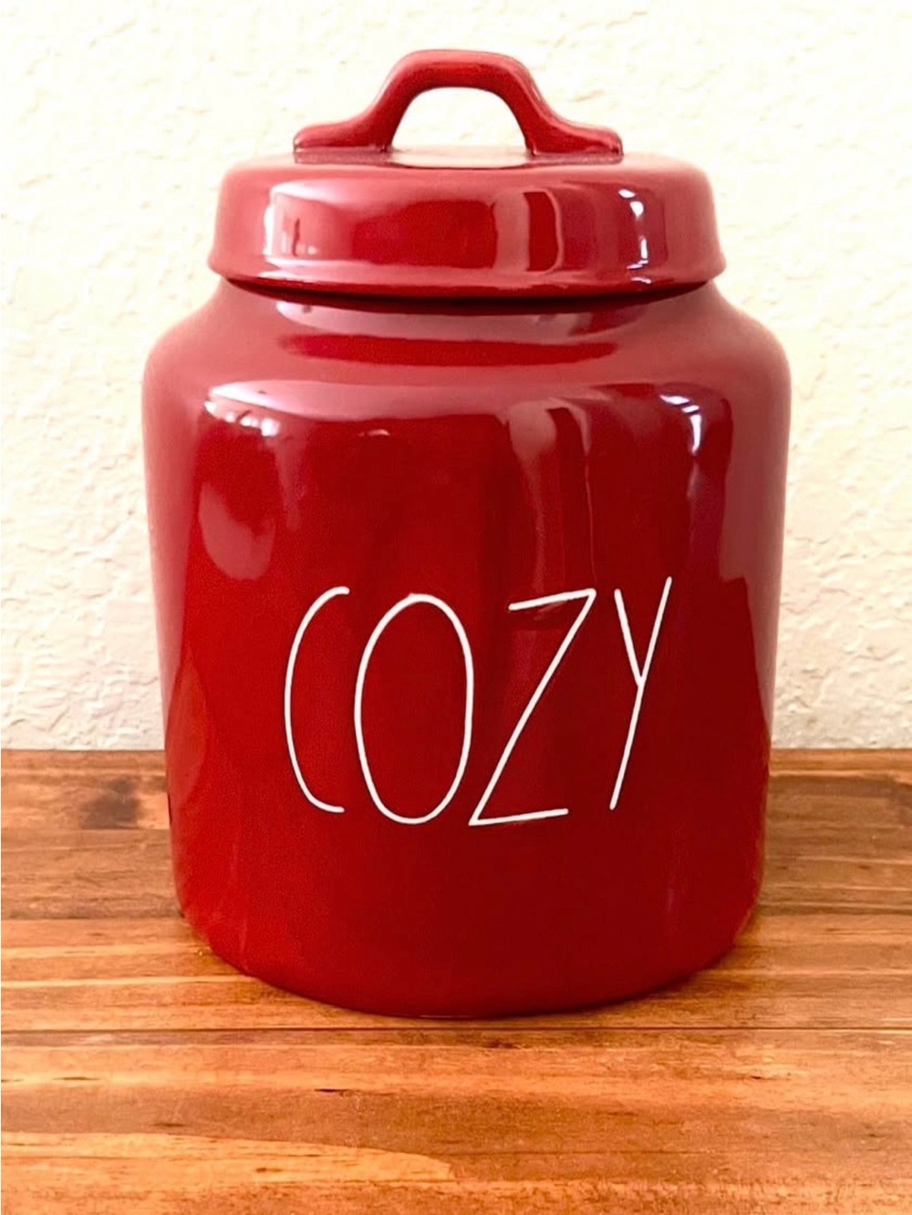 Rae Dunn  'COZY' Canister